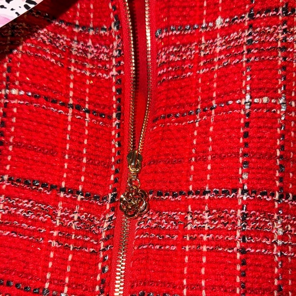 NWT Red Plaid Dress ❤️ - Picture 3 of 7